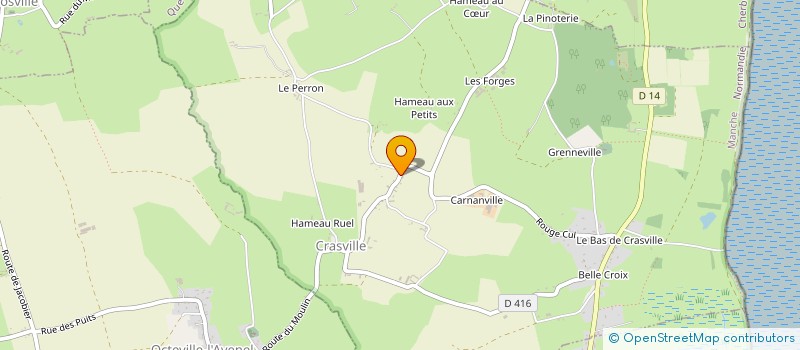 localisation de l'entreprise TK  CRASVILLE