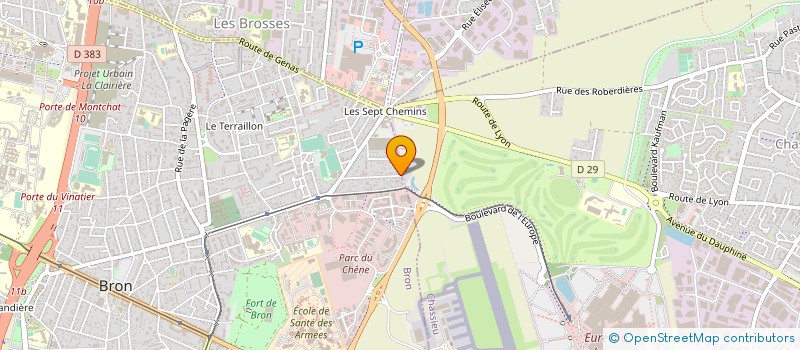 localisation de l'entreprise TK BATIMENT à BRON