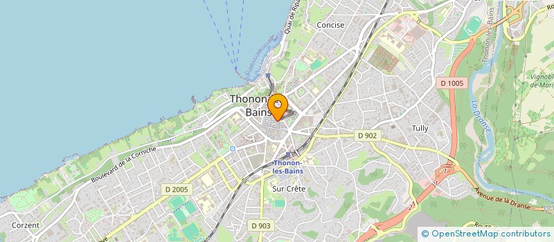 localisation de l'entreprise TK.BD à THONON-LES-BAINS