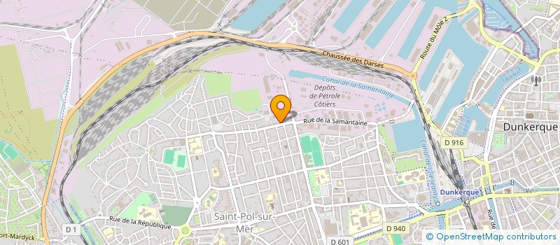 localisation de l'entreprise TK BSL à DUNKERQUE