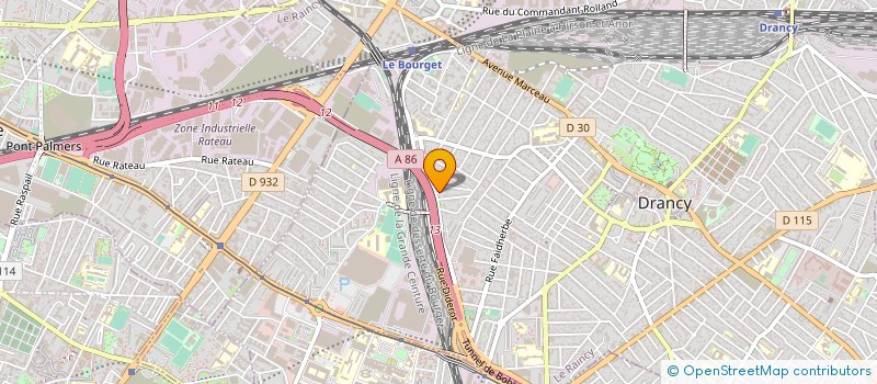 localisation de l'entreprise TK EXPRESS à DRANCY