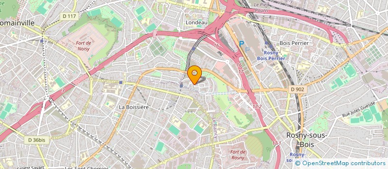 localisation de l'entreprise TK-F à ROSNY-SOUS-BOIS