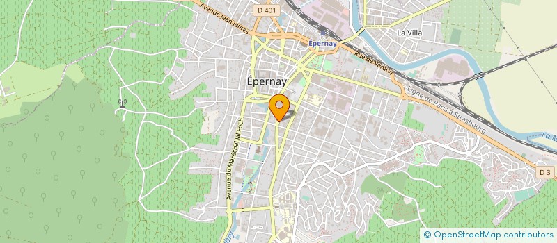 localisation de l'entreprise TK GRAND EST  EPERNAY