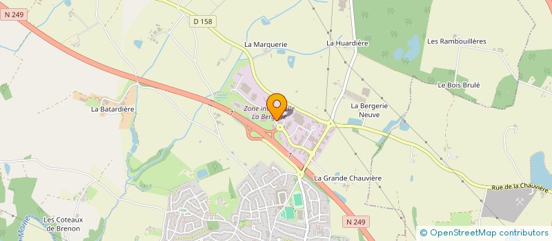 localisation de l'entreprise TK GROUP  LA SEGUINIERE