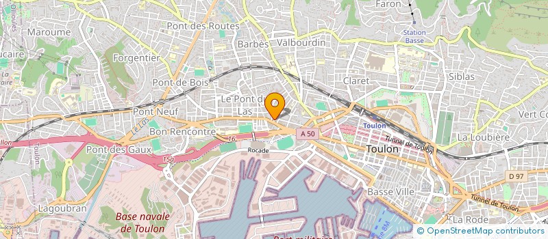 localisation de l'entreprise TK IMMOBILIER  TOULON