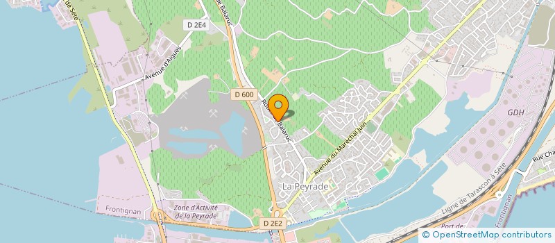 localisation de l'entreprise TK INVESTISSEMENT à FRONTIGNAN