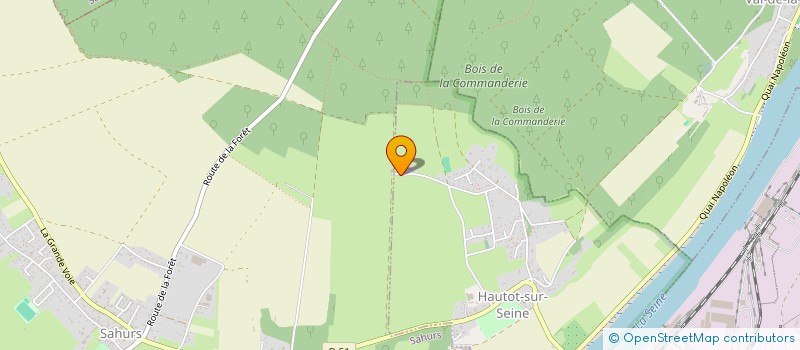 localisation de l'entreprise TK INVESTISSEMENTS  HAUTOT-SUR-SEINE