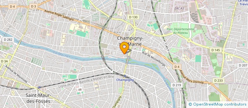 localisation de l'entreprise TK LACE à CHAMPIGNY-SUR-MARNE
