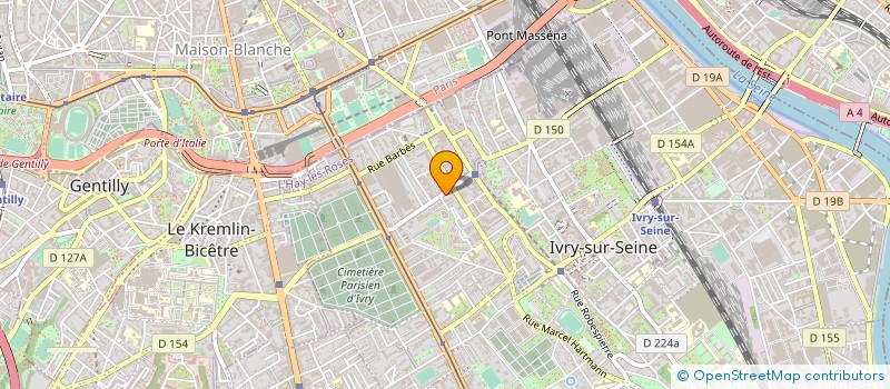 localisation de l'entreprise TK LETABLIER  IVRY-SUR-SEINE