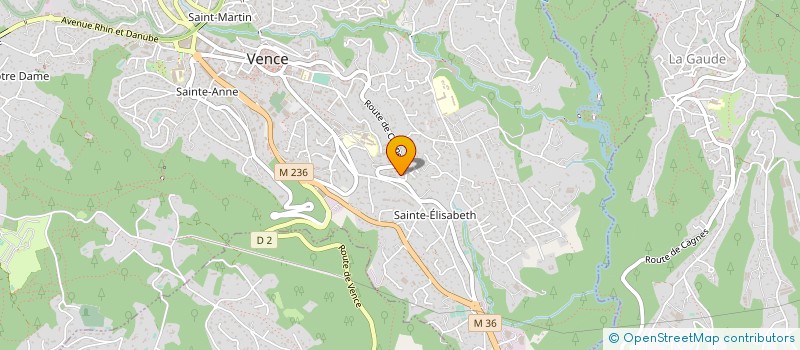 localisation de l'entreprise TK PERFORMANCE SARL  VENCE