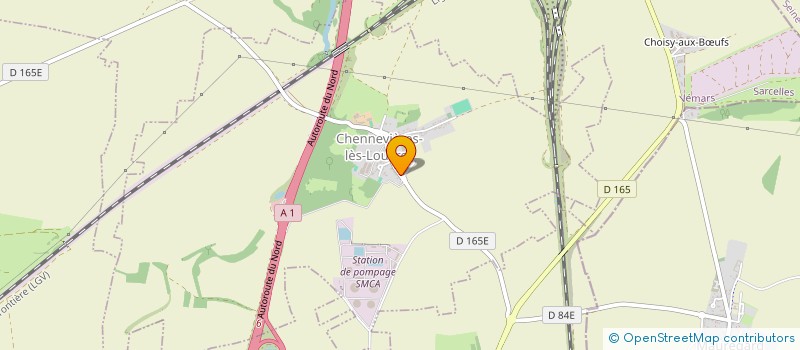 localisation de l'entreprise TK PRO SYNERGIE  CHENNEVIERES-LES-LOUVRES