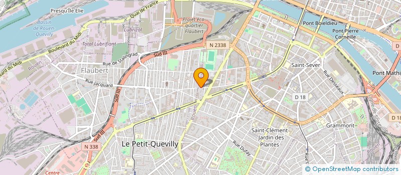 localisation de l'entreprise TK SERVICES à ROUEN