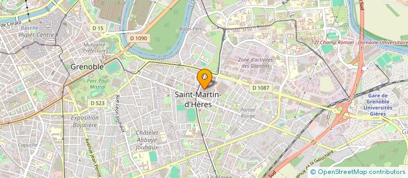 localisation de l'entreprise TK SMH à SAINT-MARTIN-D'HERES