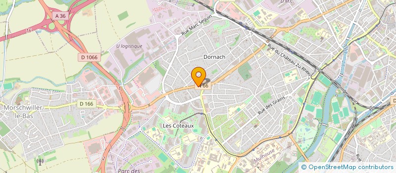 localisation de l'entreprise TK TAXI 68  MULHOUSE