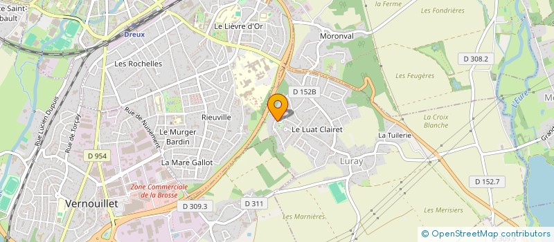 localisation de l'entreprise TK TRADE à LURAY