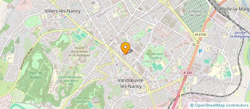 localisation de l'entreprise TK TRANSPORT  VANDUVRE-LES-NANCY