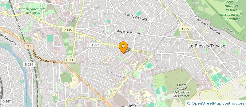 localisation de l'entreprise TK TRANSPORTS à CHAMPIGNY-SUR-MARNE