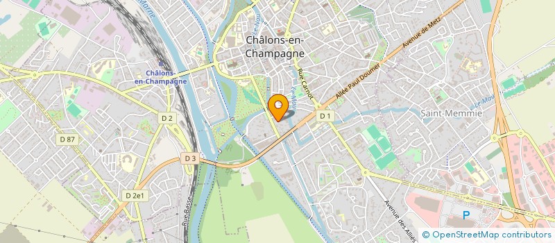 localisation de l'entreprise TK VIGNE à CHALONS-EN-CHAMPAGNE