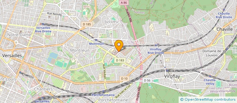 localisation de l'entreprise TK2L à VERSAILLES