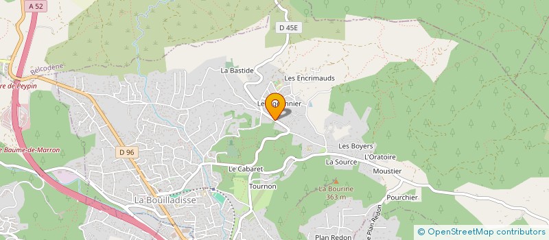 localisation de l'entreprise TK3  LA BOUILLADISSE