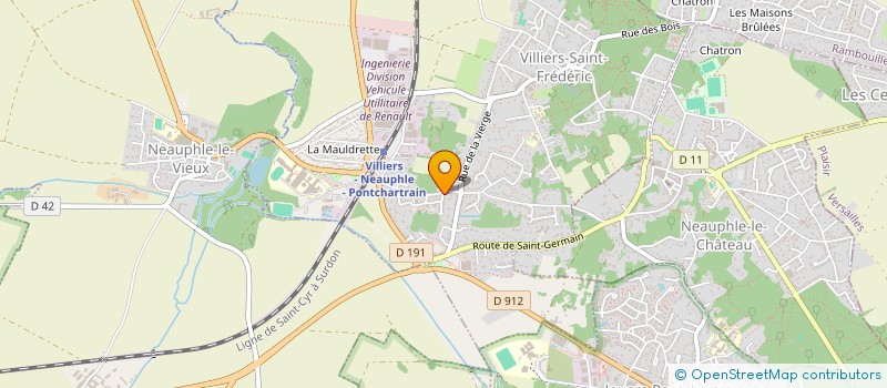 localisation de l'entreprise TK3M  VILLIERS-SAINT-FREDERIC