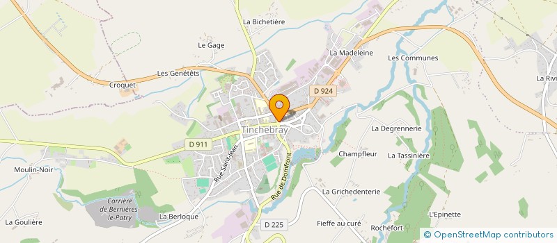 localisation de l'entreprise TK61 à TINCHEBRAY-BOCAGE