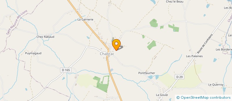 localisation de l'entreprise TKA à CHABRAC