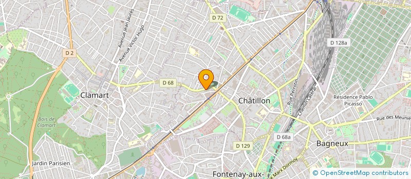 localisation de l'entreprise TKA VPC à CHATILLON
