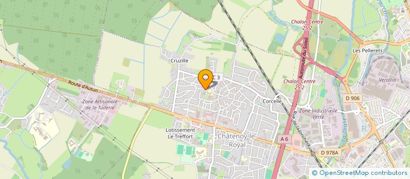 localisation de l'entreprise TKBC  CHATENOY-LE-ROYAL