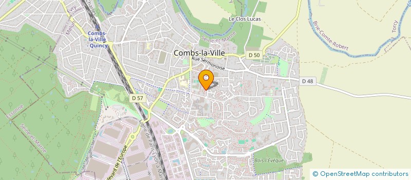 localisation de l'entreprise TKDF EXPRESS à COMBS-LA-VILLE