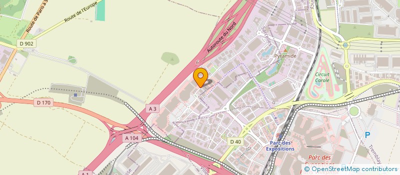 localisation de l'entreprise TKH  GONESSE