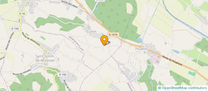 localisation de l'entreprise TKHOUSE  VEZERONCE-CURTIN