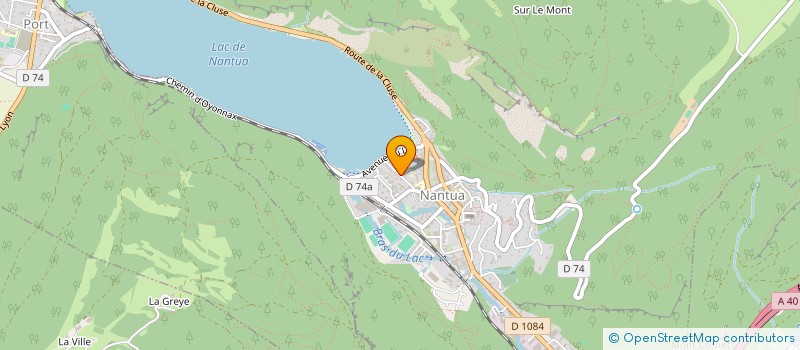 localisation de l'entreprise TKHZ à NANTUA