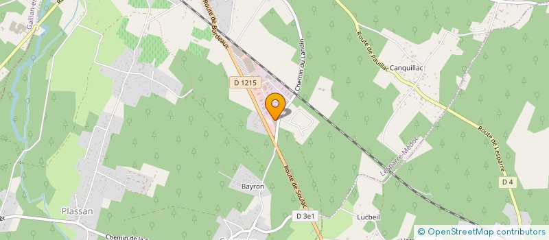 localisation de l'entreprise TKL  LESPARRE-MEDOC