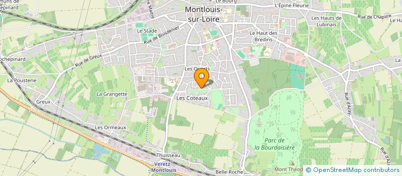 localisation de l'entreprise TKL à MONTLOUIS-SUR-LOIRE