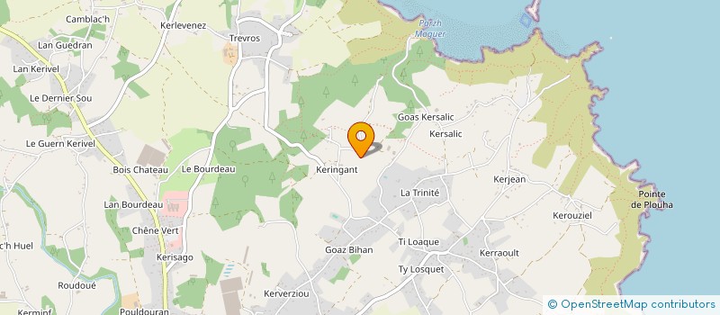 localisation de l'entreprise TKL KERURO  PLOUHA