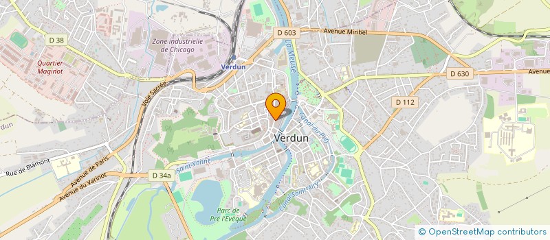 localisation de l'entreprise TKLM à VERDUN