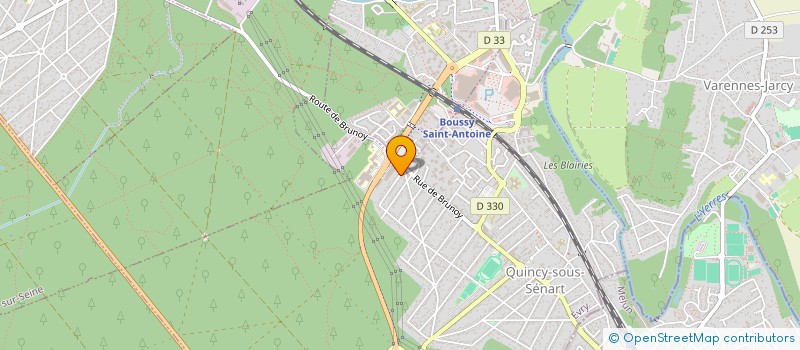 localisation de l'entreprise TKM ENERGIES & SERVICES  QUINCY-SOUS-SENART