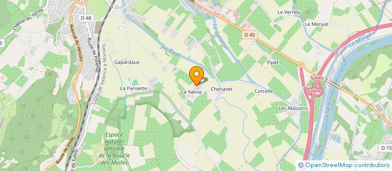 localisation de l'entreprise TKMT ARCHITECTES  TULLINS