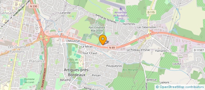 localisation de l'entreprise TKN BATIMENT  ARTIGUES-PRES-BORDEAUX