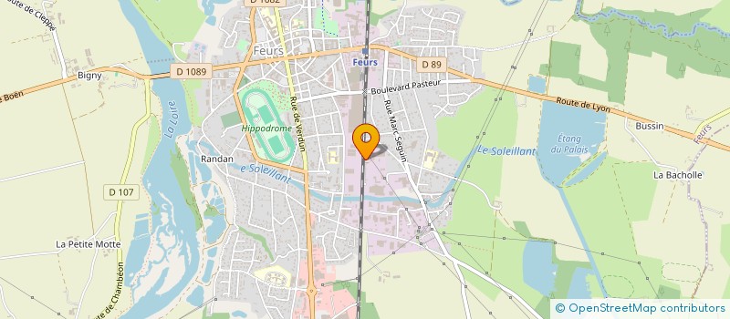 localisation de l'entreprise TKN CARRELAGE  FEURS