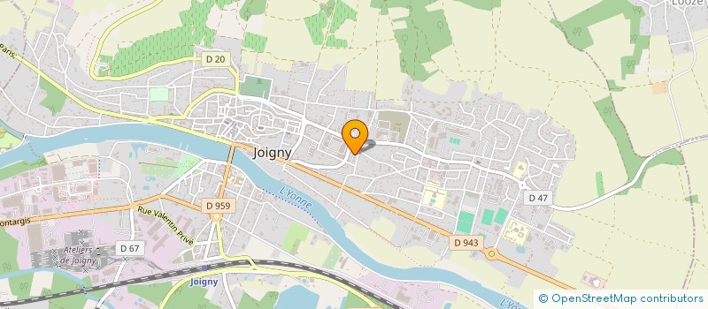 localisation de l'entreprise TKNAUTO à JOIGNY