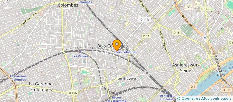 localisation de l'entreprise TKNDATA à BOIS-COLOMBES