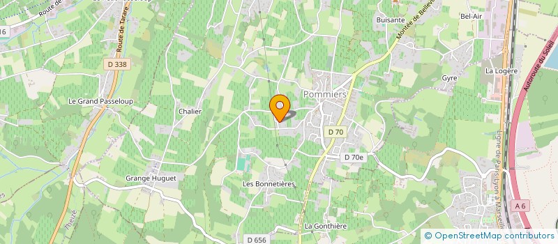 localisation de l'entreprise TKONSULTING  POMMIERS