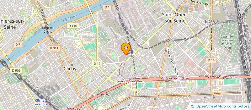 localisation de l'entreprise TKR IMMOBILIER à SAINT-OUEN-SUR-SEINE