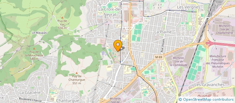 localisation de l'entreprise TKR PATRIMOINE  CLERMONT-FERRAND