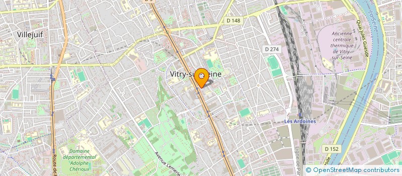 localisation de l'entreprise TKS BTS à VITRY-SUR-SEINE