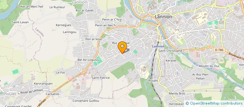 localisation de l'entreprise TKSA  LANNION