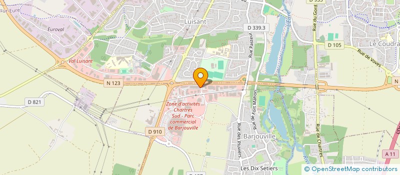 localisation de l'entreprise TKSPORTS à BARJOUVILLE