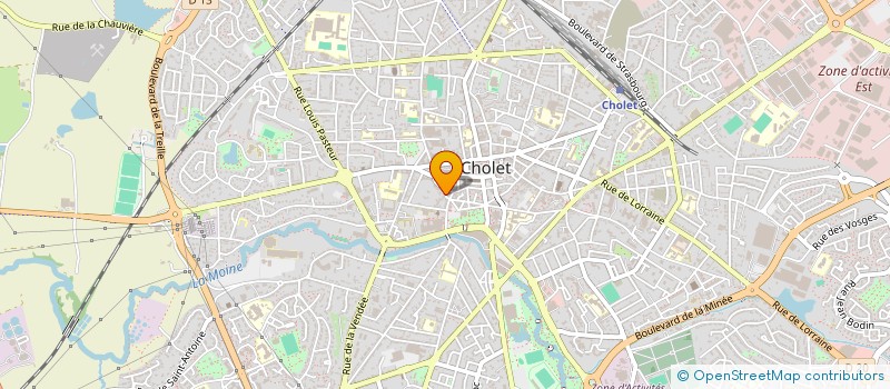 localisation de l'entreprise TKT à CHOLET